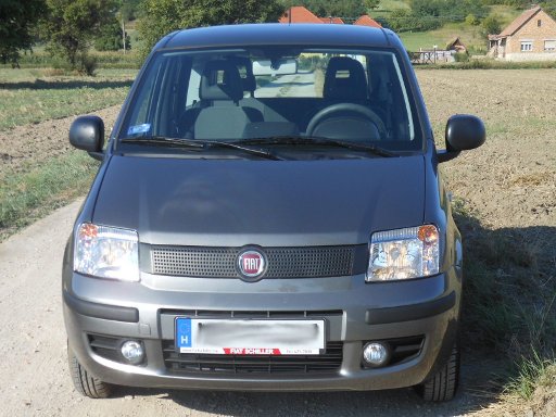 Fiat Panda Classic 1.2 8V Benziner im August 2012, Ansicht von vorne