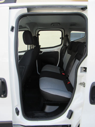 Fiat Qubo 1.3 16V Multijet, Innenraum Rücksitzbank