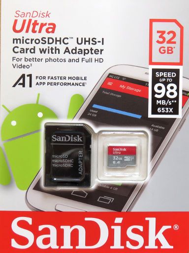 SanDisk® Ultra 32 GB microSDHC™ UHS-I Speicherkarte