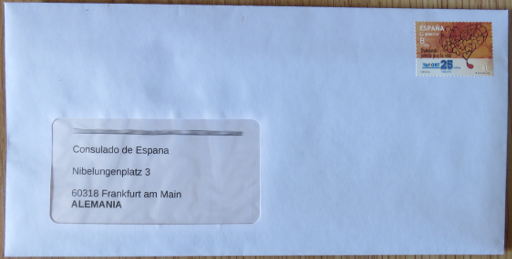 GLOBAL Rent a Car, Deutschland, Brief an das Consulado de Españna en Francfort im April 2017