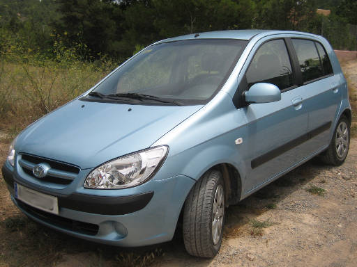 Hyundai Getz 1.5 CRDi Diesel, Front– und Seitenansicht