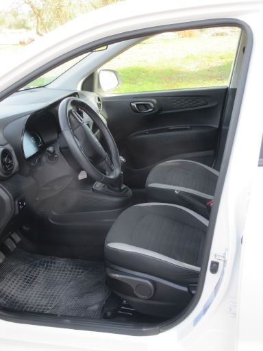 Hyundai i10, 1.0 Liter 46 kW, Modelljahr 2025, Innenraum vorne