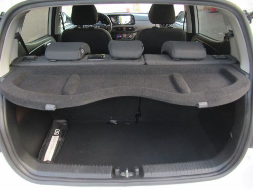 Hyundai i10, 1.0 Liter 46 kW, Modelljahr 2025, Kofferraum