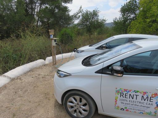 Ibiza Green Car, Spanien, Ladestelle Agroturismo Ca n’Escandell Landstraße Sant Joan – Sant Miquel Kilometer 1,3