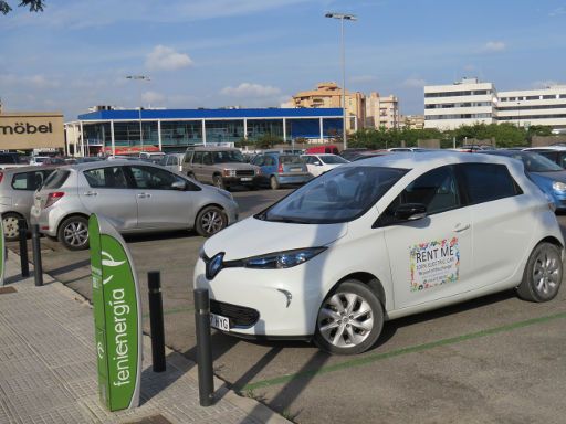 Ibiza Green Car, Spanien, Ladestelle Aficine Multicines Eivissa, Avenida de Cubells ohne Nummer