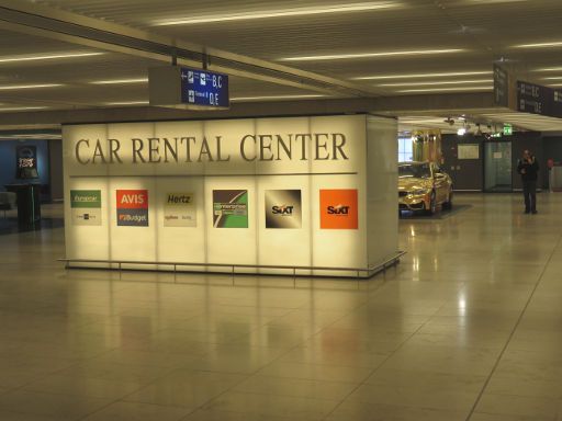 InterRent Deutschland, Büro am Flughafen Frankfurt FRA Terminal 1 Car Rental Center