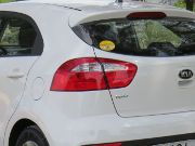 Kia Rio UB 1.2, Ansicht von hinten / Seite