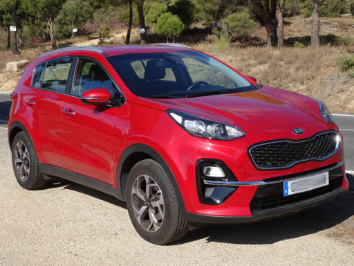 Kia Sportage Vision 1.6 CRDi 100 kW, Ansicht von der Seite / vorne