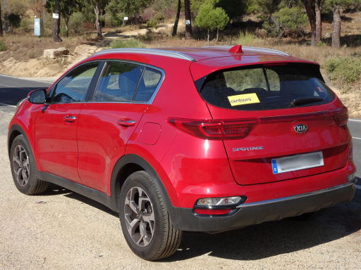 Kia Sportage Vision 1.6 CRDi 100 kW, Ansicht von der Seite / hinten