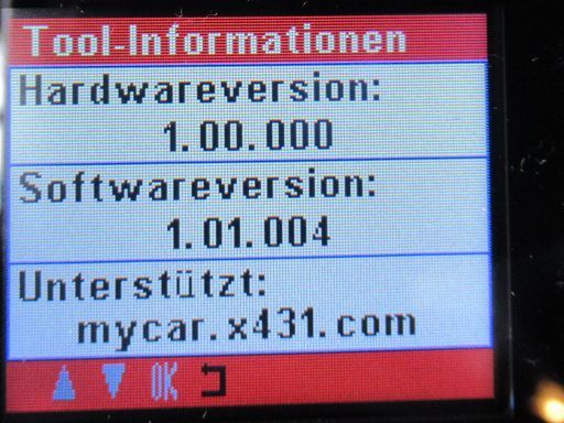 Launch CR 3001 OBD 2 Diagnosegerät, Geräte Version