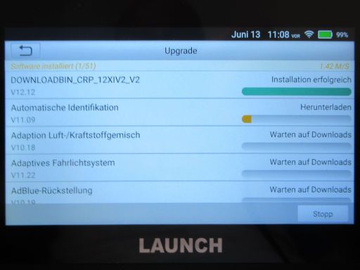 Launch CRP 129X V2.0 OBD 2 Diagnosegerät, kostenlose Aktualisierungen im Juni 2025