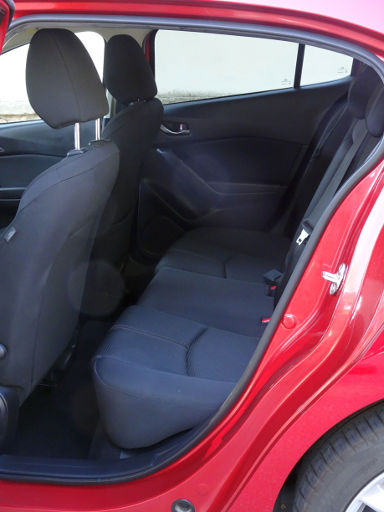 Mazda 3 Skyactiv-G 2.0, Innenraum hinten