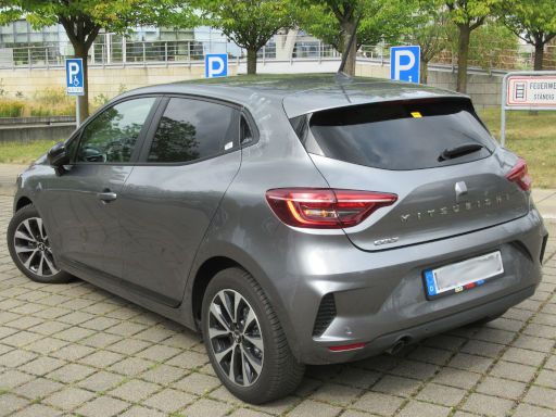 Mitsubishi Colt, Ansicht von hinten / Seite