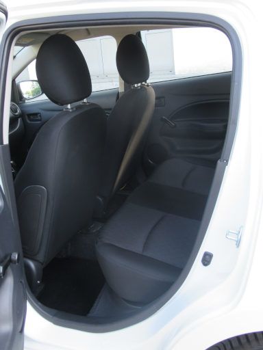 Mitsubishi Space Star, Rücksitzbank