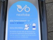 nextbike Kurzanleitung auf dem Fahrrad