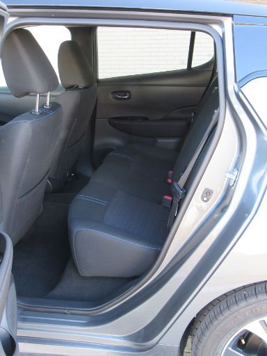 Nissan Leaf 62 kWh, Innenraum Rücksitzbank