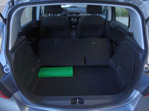 Opel Corsa 1.4 LPG Ecotec, Kofferraum mit umgeklappter Rückenlehne