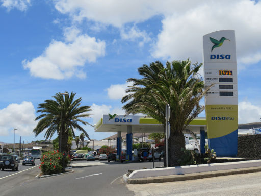 Disa Tankstelle in Macher auf der Insel Lanzarote