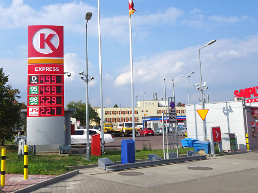 OSEK Rent a Car, AWOS24, Polen, Circle K Tankstelle in Wroclaw