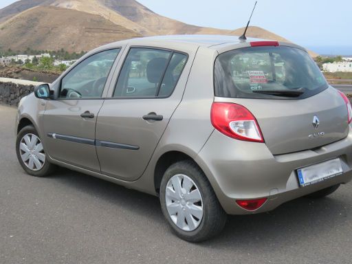 Renault Clio YAHOO!®, Ansicht von hinten / Seite