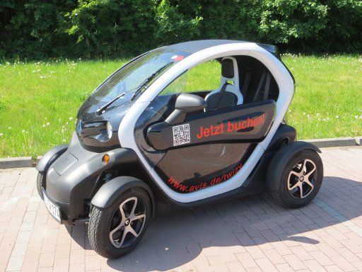 Renault Twizy im Mai 2013, Ansicht von vorne / Seite