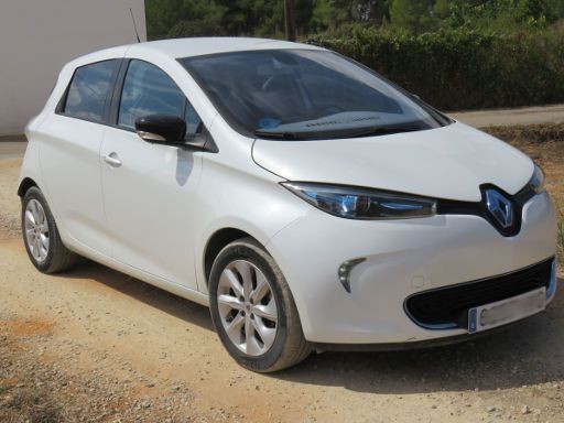 Renault ZOE, Modelljahr 2013, Ansicht von vorne / Seite