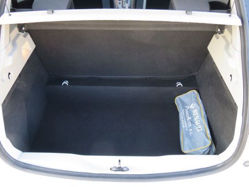 Renault ZOE, Kofferraum mit umklappbarer Rückenlehne