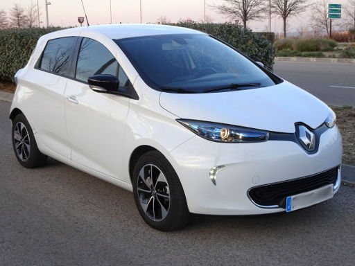 Renault ZOE Life Z.E. 40 R90, Ansicht von vorne / Seite