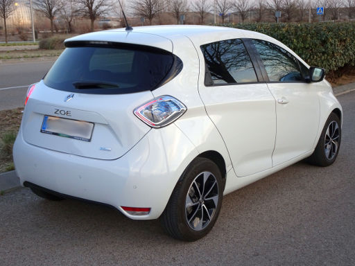 Renault ZOE Life Z.E. 40 R90, Ansicht von hinten / Seite