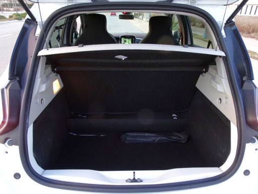 Renault ZOE, Kofferraum mit umklappbarer Rückenlehne