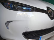 Renault ZOE Life Z.E. 40 R90, Ansicht von vorne / Scheinwerfer rechts