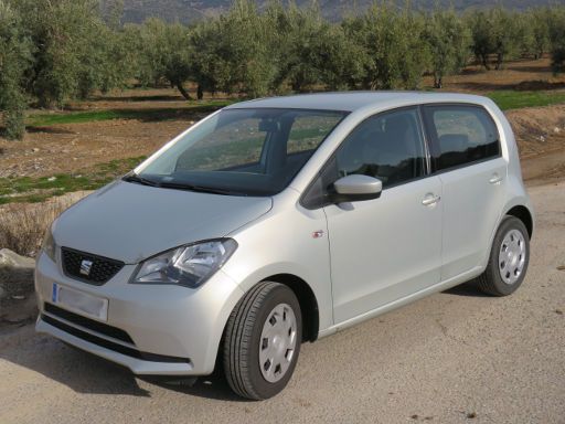 SEAT Mii, Typ AA, 1.0 Liter Benziner, Ansicht von vorne / Seite