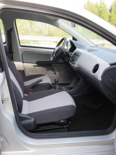 SEAT Mii 1.0 Liter Benziner, Innenraum Fahrer– und Beifahrer