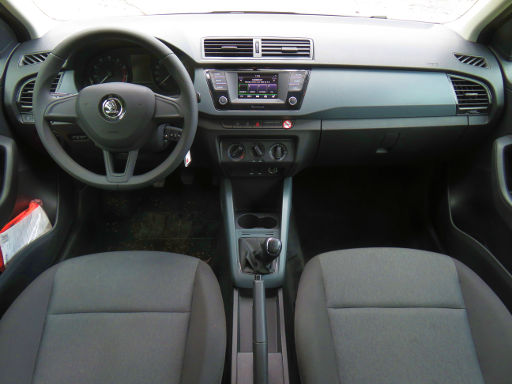 Škoda Fabia Combi, Typ 5J, 1.0 Liter MPI, Armaturenbrett / Innenraum