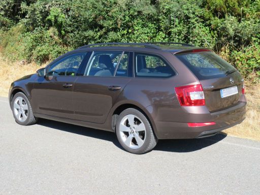 Škoda Octavia Combi, Typ 5E, 1.6 Liter TDI Diesel, Ansicht von hinten / Seite