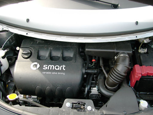 smart forfour 1.5 Liter, Motorraum