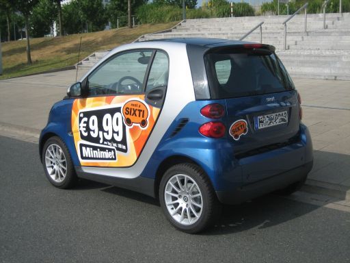 smart 451 fortwo coupé, Ansicht von hinten