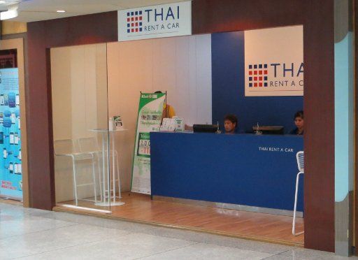 THAI RENT A CAR Udon Thani, Thailand, Büro im Flughafen Phuket