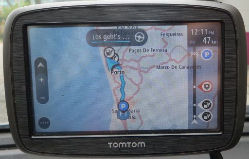 TomTom START 40 Europe 45 Länder Navigation, Navigation mit Streckenangaben