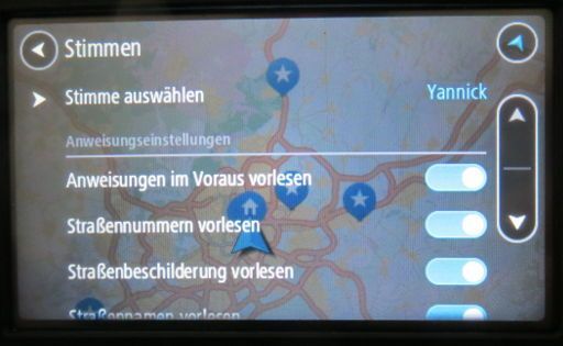 TomTom START 40 Europe 45 Länder Navigation, Stimmenauswahl