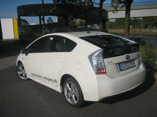 Toyota Prius 3 Hybridfahrzeug, Ansicht von hinten