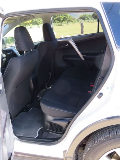 Toyota RAV4 Hybrid 2,5 l 114 kW, Innenraum hinten