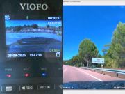 VIOFO A119 MINI 2 Dashcam, Monitor mit Anzeigen