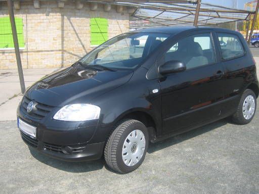 Volkswagen Fox 1.4 Liter Diesel, Ansicht von vorne / Seite