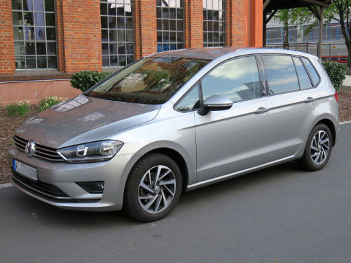 Volkswagen Golf Sportsvan 1.4 TSI 92 kW 7-Gang Automatik DSG, Ansicht von vorne / Seite