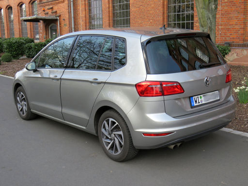 Volkswagen Golf Sportsvan 1.4 TSI 92 kW 7-Gang Automatik DSG, Ansicht von hinten / Seite