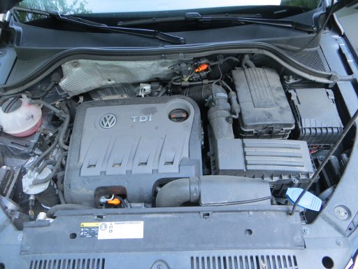 Volkswagen Tiguan 2.0 Liter Diesel, 2.0 Liter TDI Motorraum