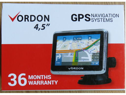 Vordon 4,5 Zoll Auto GPS Navigation, Verpackung