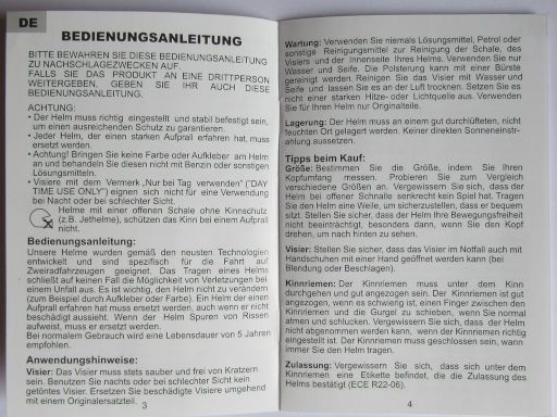 Wayscral Evolve Vision modularer Motorradhelm, Bedienungsanleitung