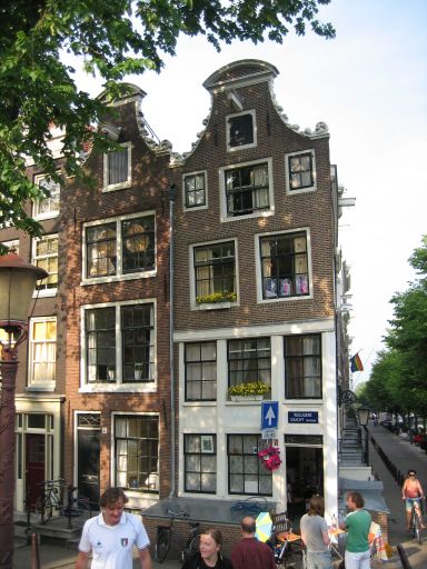 Amsterdam, Niederlande, historische Häuser